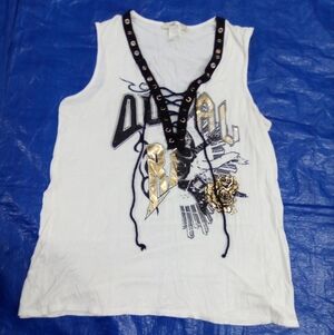 Gaze Stylish White and Black Women's Top